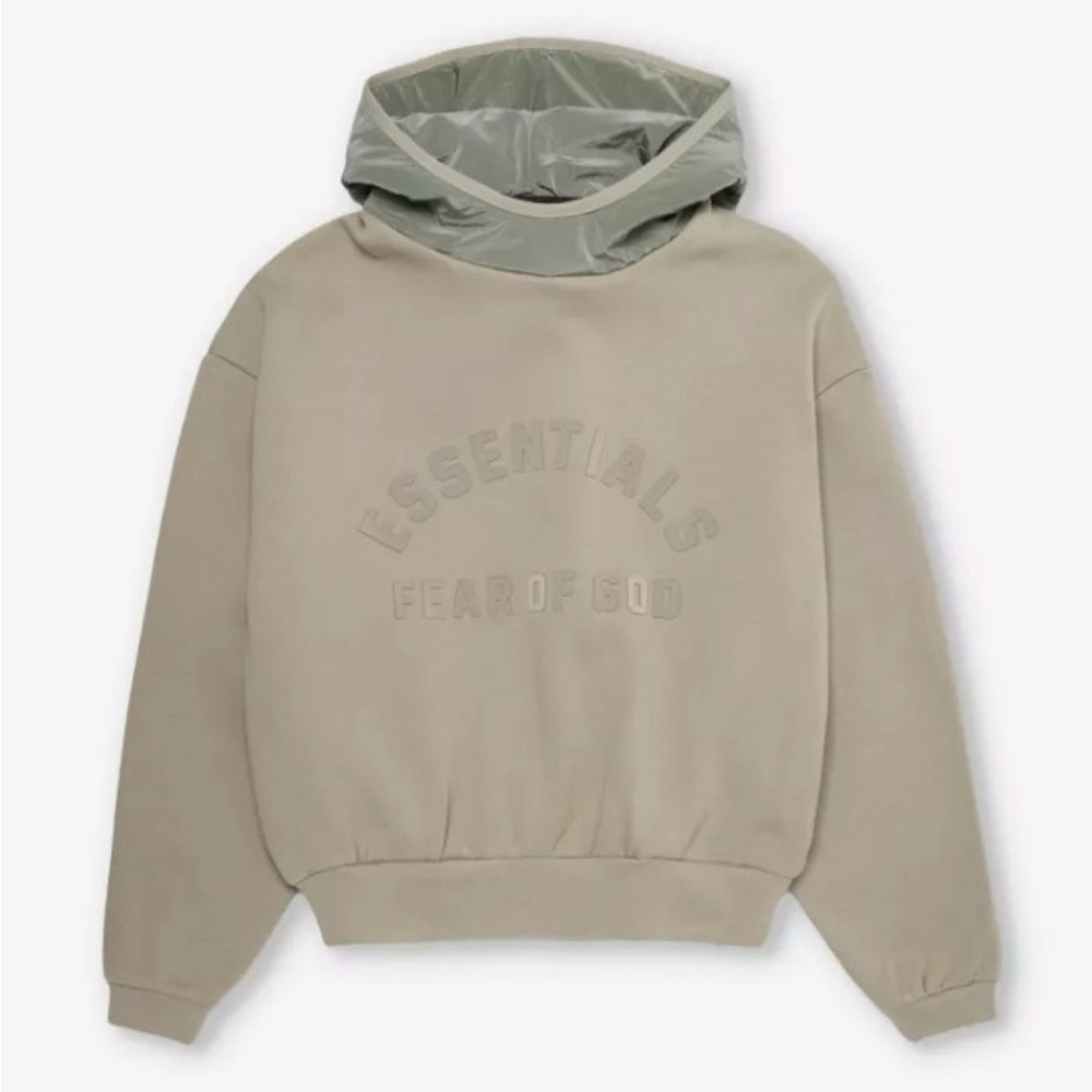 FEAR OF GOD Essentials Nylon fleece hoodie